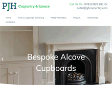Tablet Screenshot of carpentrysoutheastlondon.co.uk